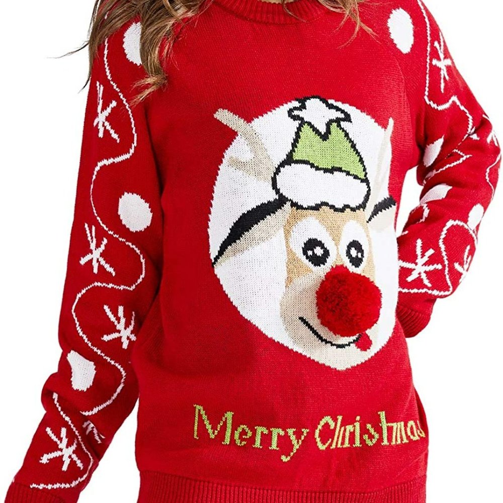Qualfort Premium Collection Women's Ugly Christmas Sweater _ NWT - Large